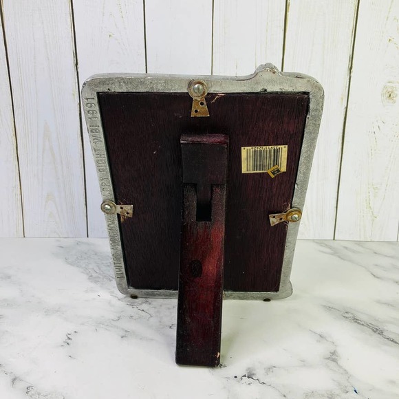 Vintage Limited Addition Rabbit Bunny Picture Frame Aluminum 1991 - Picture 4 of 7